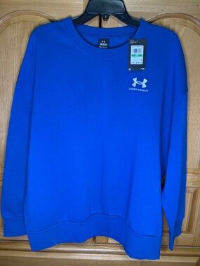 NWT Under Armour Essential Fleece OS Crew